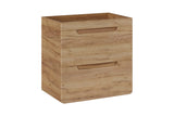 Waschbeckenunterschrank Amaris Golden Craft Eiche 60 × 59 × 46 cm mit 2 Schubladen