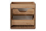 Waschbeckenunterschrank Amaris Weiß Hochglanz 60 × 59 × 46 cm mit 2 Schubladen – Ansicht 4