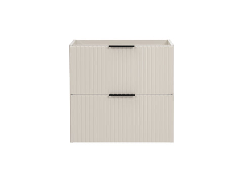 Waschbeckenunterschrank Ardena Kaschmir matt 60 × 57 × 46 cm mit 2 Schubladen – Ansicht 2