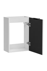 Waschbeckenunterschrank Ardena Weiß matt 40 × 57 × 22 cm mit 1 Tür – Ansicht 5