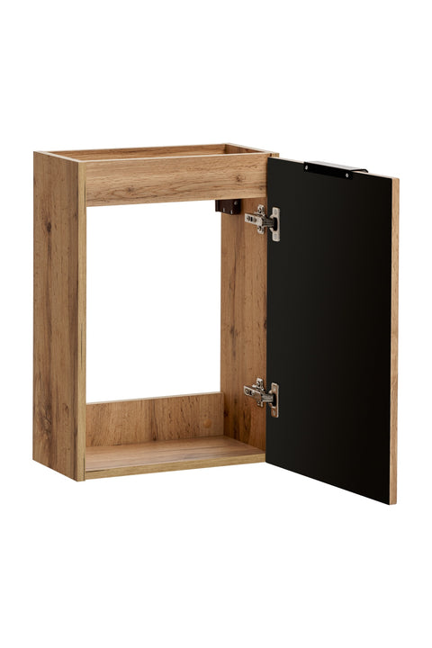 Waschbeckenunterschrank Ardena Wotan Eiche 40 × 57 × 22 cm mit 1 Tür – Ansicht 3