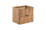 Waschbeckenunterschrank Ardena Wotan Eiche 60 × 57 × 46 cm mit 2 Schubladen – Ansicht 6