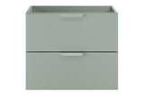 Waschbeckenunterschrank Asteya Grün matt 60 × 50 × 45,6 cm mit 2 Schubladen – Ansicht 2