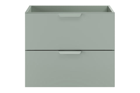 Waschbeckenunterschrank Asteya Grün matt 60 × 50 × 45,6 cm mit 2 Schubladen – Ansicht 2