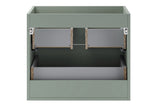 Waschbeckenunterschrank Asteya Grün matt 60 × 50 × 45,6 cm mit 2 Schubladen – Ansicht 4