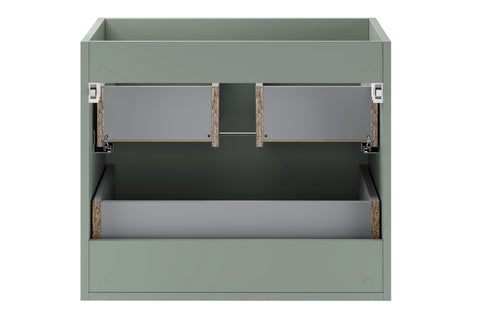 Waschbeckenunterschrank Asteya Grün matt 60 × 50 × 45,6 cm mit 2 Schubladen – Ansicht 4