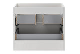 Waschbeckenunterschrank Asteya Weiß matt 60 × 50 × 45,6 cm mit 2 Schubladen – Ansicht 4