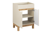 Waschbeckenunterschrank Balvina Kaschmir matt 60 × 84 × 46 cm mit 2 Türen – Ansicht 3