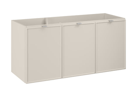 Waschbeckenunterschrank Bellisa Kaschmir matt 120 × 57 × 46 cm mit 3 Türen