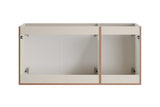 Waschbeckenunterschrank Bellisa Kaschmir matt 120 × 57 × 46 cm mit 3 Türen – Ansicht 4