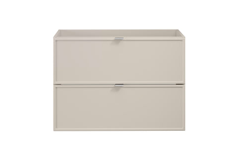 Waschbeckenunterschrank Bellisa Kaschmir matt 80 × 57 × 46 cm mit 2 Schubladen – Ansicht 2