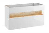 Waschbeckenunterschrank Belmara Weiß 120 × 68 × 46 cm mit 1 Schublade – Ansicht 5
