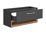 Waschbeckenunterschrank Bornella Cosmos Grau 120 × 57 × 46 cm mit 1 Schublade – Ansicht 2