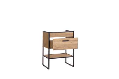 Waschbeckenunterschrank Brookvale Golden Craft Eiche 60 × 82 × 46 cm mit 1 Schublade – Ansicht 3