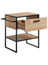 Waschbeckenunterschrank Brookvale Golden Craft Eiche 70 × 75 × 50 cm mit 1 Schublade – Ansicht 2