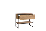 Waschbeckenunterschrank Brookvale Golden Craft Eiche 90 × 75 × 50 cm mit 1 Schublade – Ansicht 3
