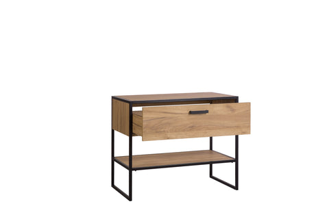 Waschbeckenunterschrank Brookvale Golden Craft Eiche 90 × 75 × 50 cm mit 1 Schublade – Ansicht 3