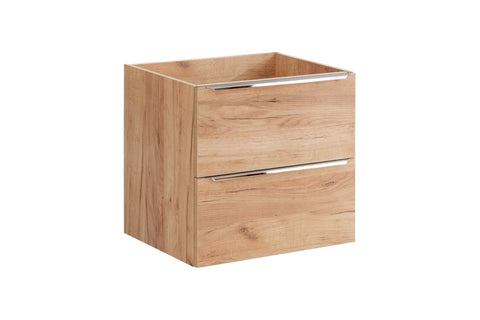 Waschbeckenunterschrank Caprena Golden Craft Eiche 60 × 57 × 46 cm mit 2 Schubladen – Ansicht 2