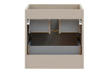 Waschbeckenunterschrank Dalvira Kaschmir matt 50 × 50 × 46 cm mit 2 Schubladen – Ansicht 4