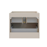Waschbeckenunterschrank Dalvira Kaschmir matt 60 × 50 × 46 cm mit 2 Schubladen – Ansicht 4