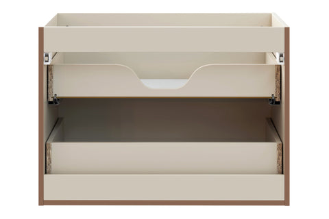 Waschbeckenunterschrank Donessa Sand 80,2 × 57 × 46 cm mit 2 Schubladen – Ansicht 4