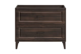 Waschbeckenunterschrank Dorella Ristretto Eiche 100 × 82 × 46 cm mit 2 Schubladen – Ansicht 2