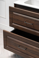 Waschbeckenunterschrank Dorella Ristretto Eiche 100 × 82 × 46 cm mit 2 Schubladen – Ansicht 8