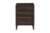 Waschbeckenunterschrank Dorella Ristretto Eiche 60 × 82 × 46 cm mit 2 Schubladen – Ansicht 2