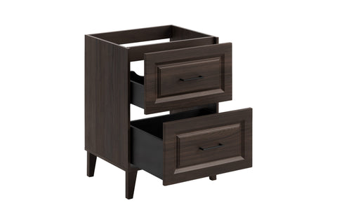Waschbeckenunterschrank Dorella Ristretto Eiche 60 × 82 × 46 cm mit 2 Schubladen – Ansicht 3