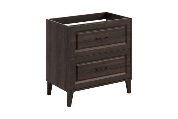 Waschbeckenunterschrank Dorella Ristretto Eiche 80 × 82 × 46 cm mit 2 Schubladen