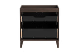 Waschbeckenunterschrank Dorella Ristretto Eiche 80 × 82 × 46 cm mit 2 Schubladen – Ansicht 4