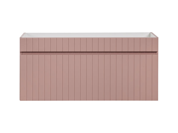 Waschbeckenunterschrank Ikona Altrosa 100 × 46 × 46 cm mit 1 Schublade
