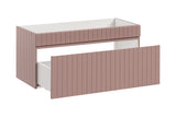 Waschbeckenunterschrank Ikona Altrosa 100 × 46 × 46 cm mit 1 Schublade – Ansicht 2