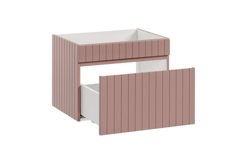 Waschbeckenunterschrank Ikona Altrosa 60 × 46 × 45,6 cm mit 1 Schublade – Ansicht 2