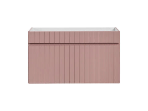 Waschbeckenunterschrank Ikona Altrosa 80 × 46 × 45,6 cm mit 1 Schublade