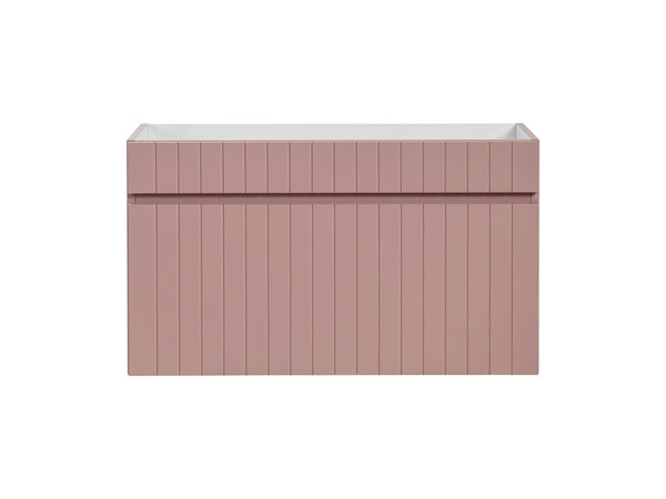 Waschbeckenunterschrank Ikona Altrosa 80 × 46 × 45,6 cm mit 1 Schublade