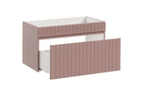Waschbeckenunterschrank Ikona Altrosa 80 × 46 × 45,6 cm mit 1 Schublade – Ansicht 2