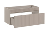 Waschbeckenunterschrank Ikona Kaschmir matt 100 × 46 × 45,6 cm mit 1 Schublade – Ansicht 2