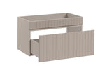 Waschbeckenunterschrank Ikona Kaschmir matt 80 × 46 × 45,6 cm mit 1 Schublade – Ansicht 2