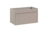 Waschbeckenunterschrank Ikona Kaschmir matt 80 × 46 × 45,6 cm mit 1 Schublade – Ansicht 3