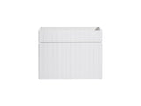 Waschbeckenunterschrank Ikona Weiß 60 × 46 × 45,6 cm mit 1 Schublade – Ansicht 3
