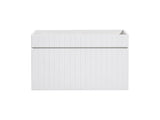 Waschbeckenunterschrank Ikona Weiß 80 × 46 × 45,6 cm mit 1 Schublade – Ansicht 3