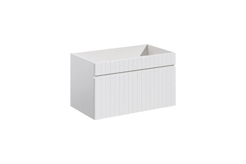 Waschbeckenunterschrank Ikona Weiß 80 × 46 × 45,6 cm mit 1 Schublade – Ansicht 5
