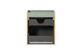 Waschbeckenunterschrank Linora Schilfgrün 50 × 7 × 39 cm mit 2 Schubladen – Ansicht 4