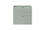 Waschbeckenunterschrank Linora Schilfgrün 60 × 57 × 39 cm mit 2 Schubladen – Ansicht 2