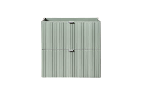 Waschbeckenunterschrank Linora Schilfgrün 60 × 57 × 39 cm mit 2 Schubladen – Ansicht 2