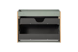 Waschbeckenunterschrank Linora Schilfgrün 80 × 57 × 39 cm mit 2 Schubladen – Ansicht 4