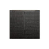 Waschbeckenunterschrank Luxera Schwarz matt 60 × 57 × 46 cm mit 2 Türen – Ansicht 2