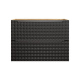 Waschbeckenunterschrank Luxera Schwarz matt 80 × 57 × 46 cm mit 2 Schubladen – Ansicht 2