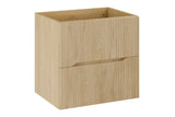 Waschbeckenunterschrank Nordisa Cremona Eiche 60 × 57 × 45,8 cm mit 2 Schubladen